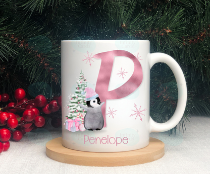 Personalised Penguin Mug