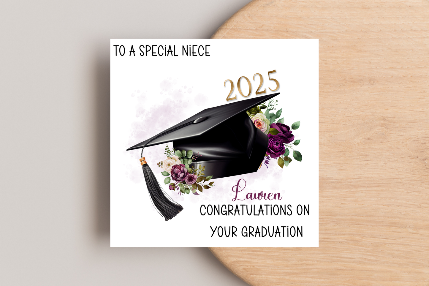 Personalised Graduation Card