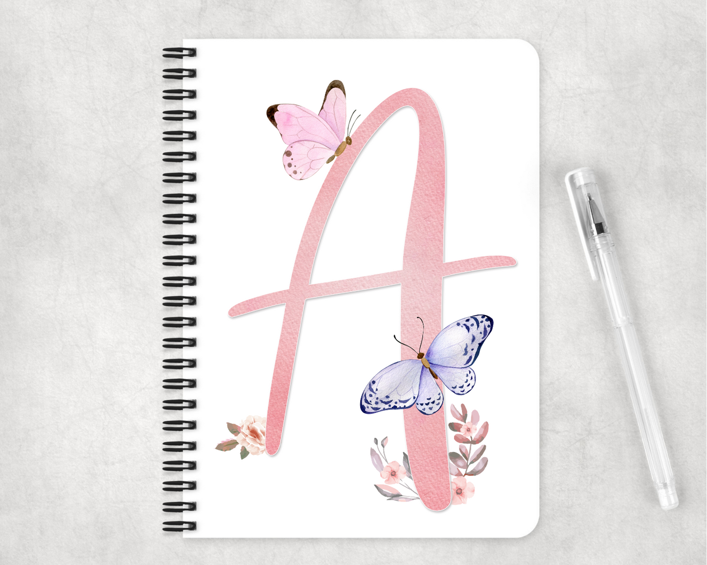 Personalised Butterfly Notebook