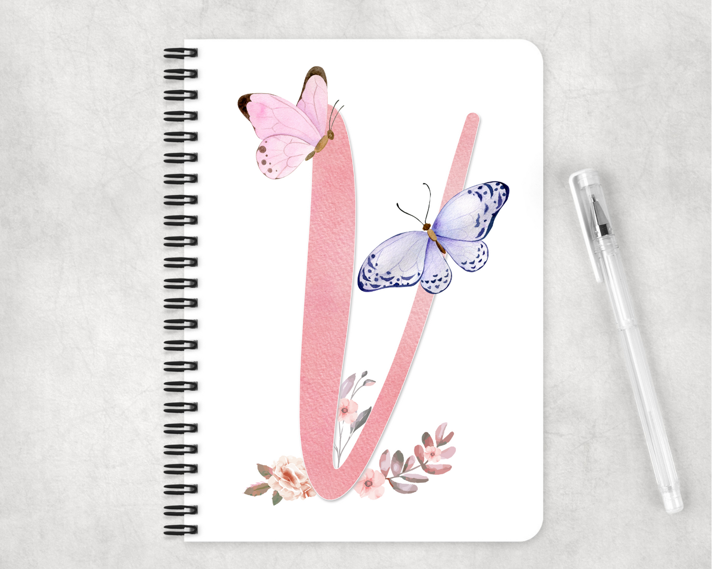 Personalised Butterfly Notebook