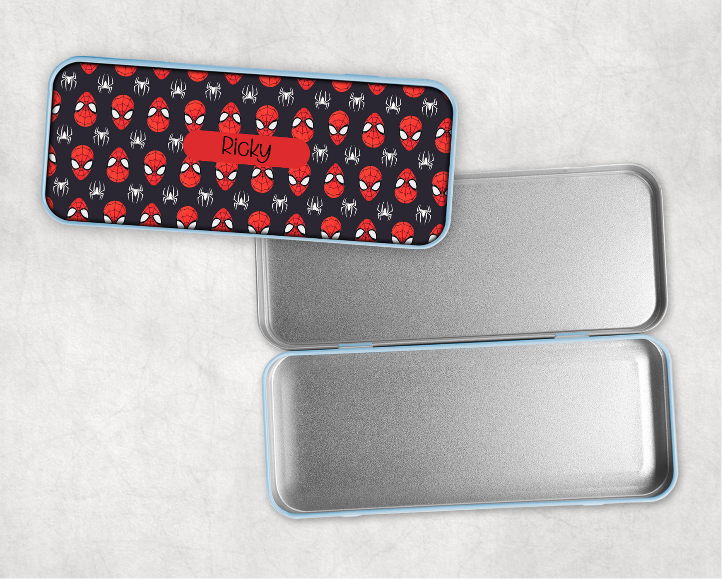 Personalised Spiderman Pencil Tin