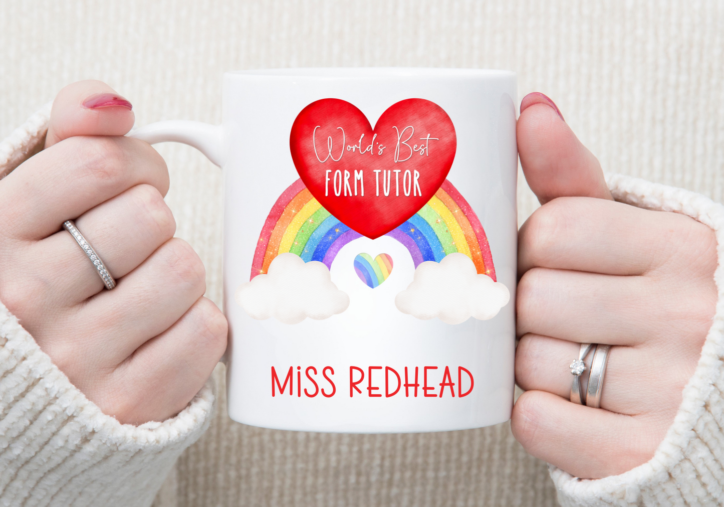 Personalised Worlds Best Tutor Mug