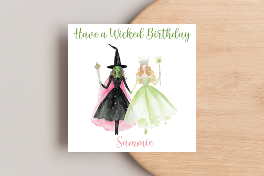 Personalised Wicked Birthday Card