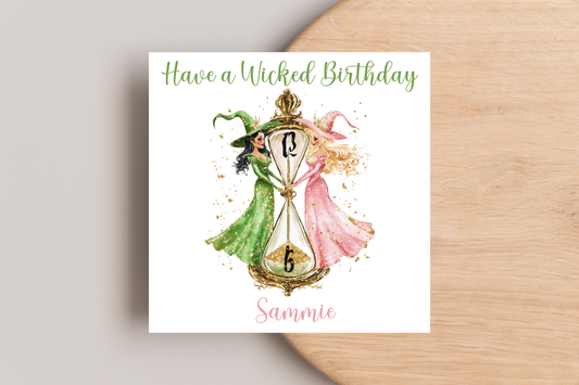 Personalised Wicked Birthday Card