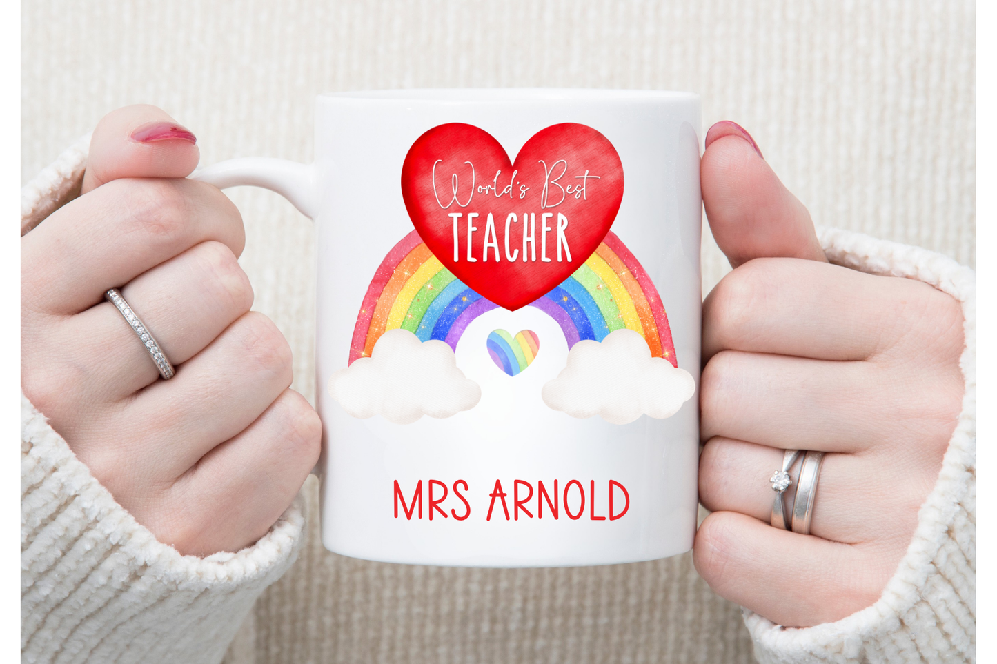 Personalised Worlds Best Teacher Mug