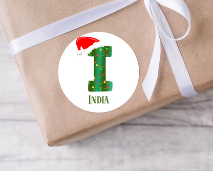 Personalised  Christmas Present Labels