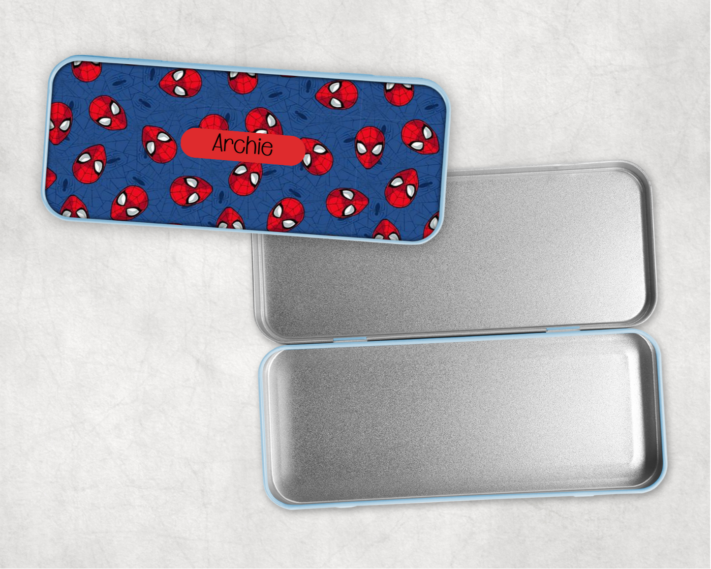 Personalised Spiderman Pencil Tin