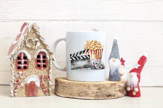 Personalised Christmas Movie Mug