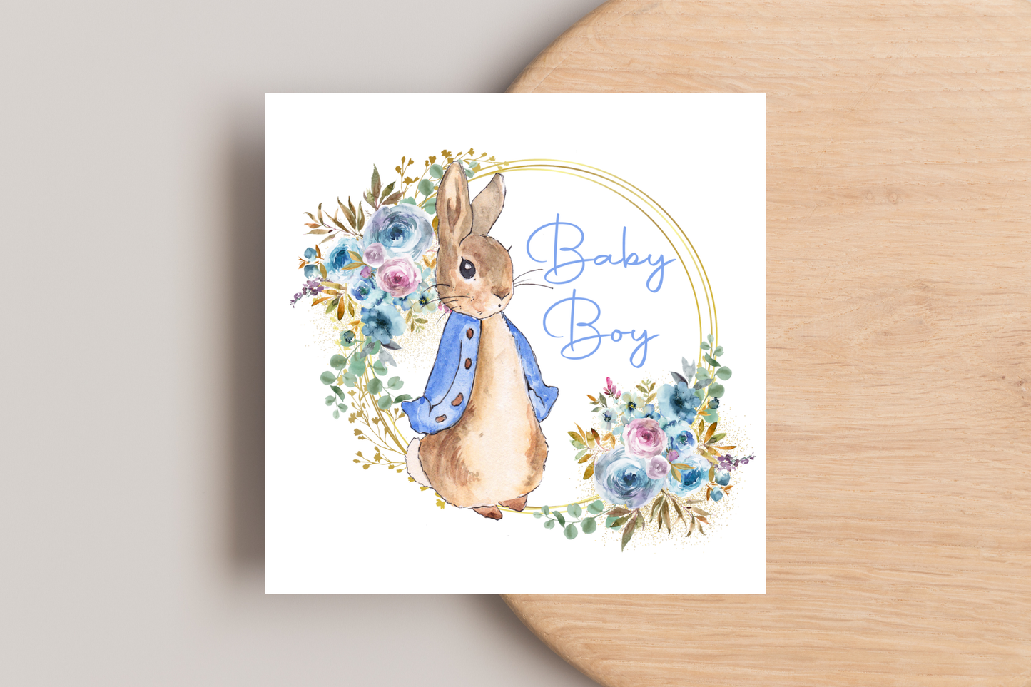 Peter Rabbit New Baby Card
