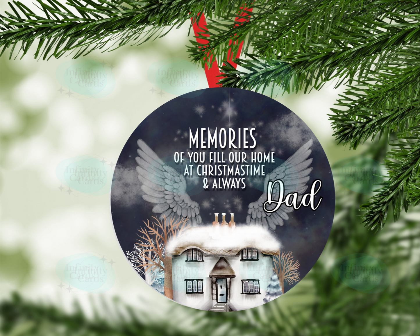 Personalised Memories Fill our Home at Christmas Time and Always Christmas Tree Decoration