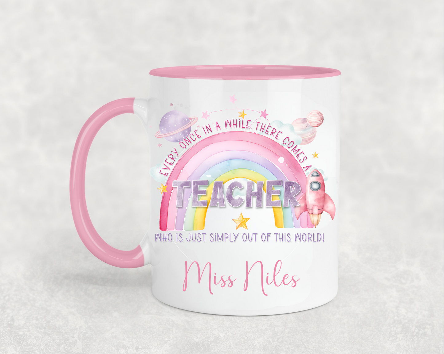 Personalised Out Of This World Teacher Mug