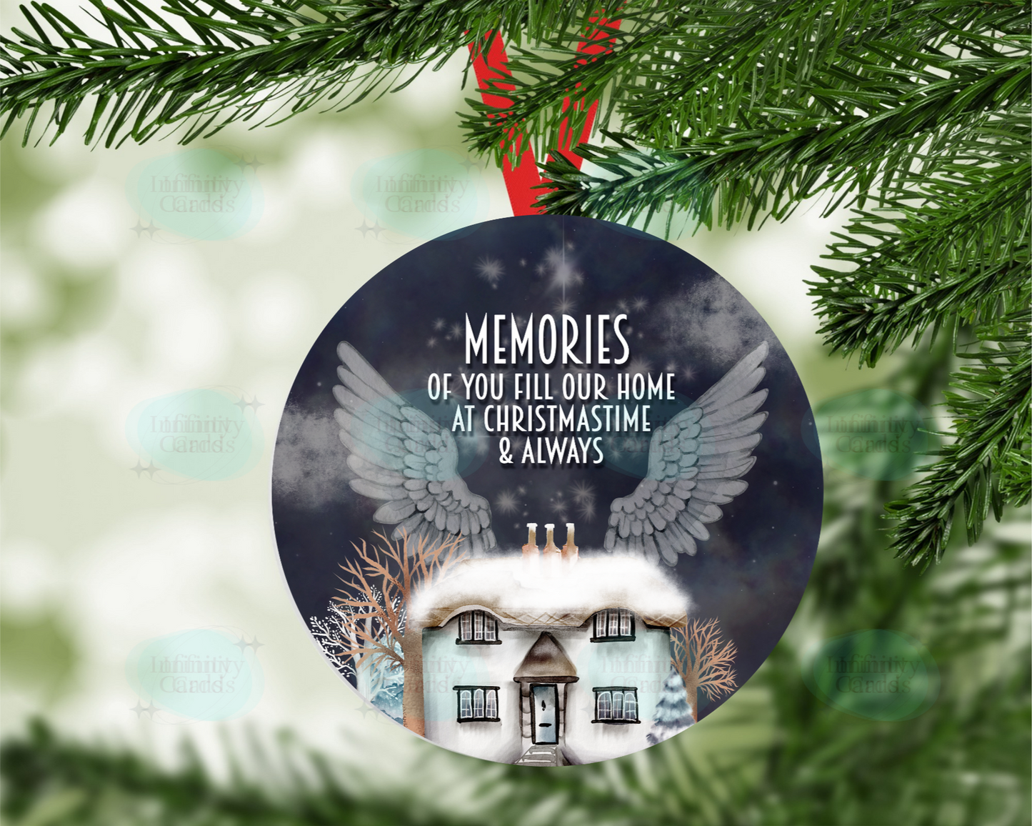 Personalised Memories Fill our Home at Christmas Time and Always Christmas Tree Decoration