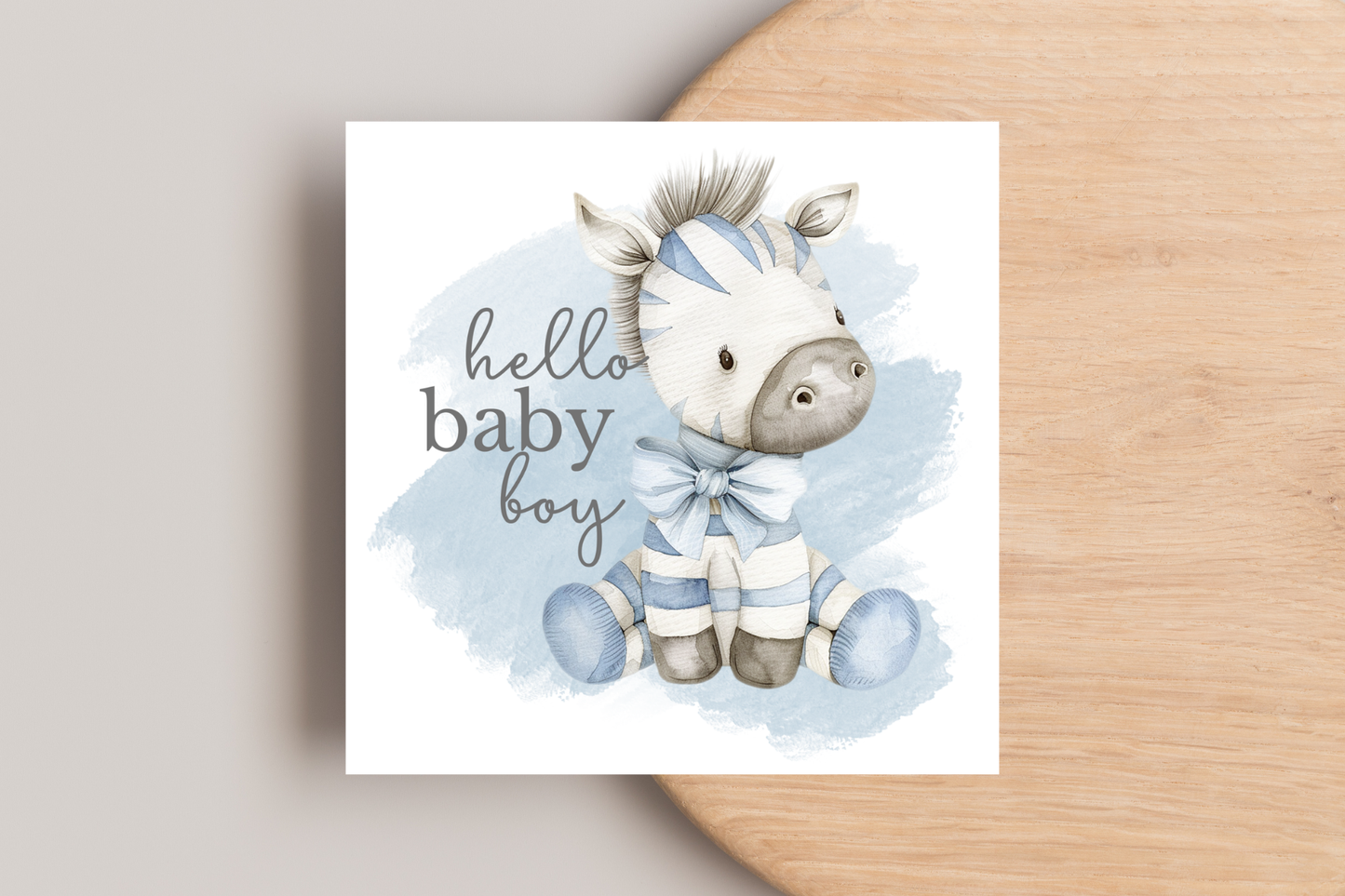 Hello Baby Boy Card