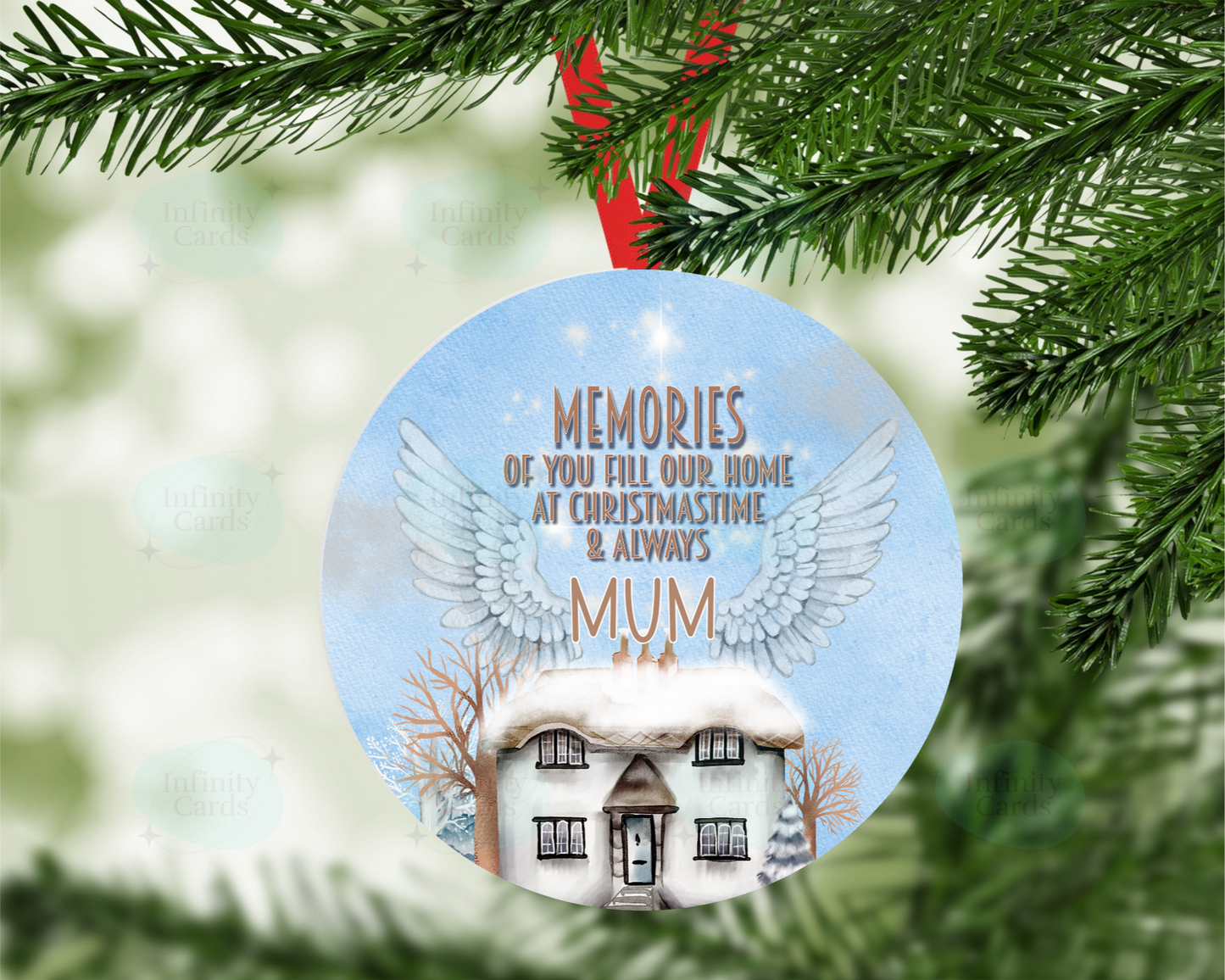 Personalised Memories Fill our Home at Christmas Time and Always Christmas Tree Decoration