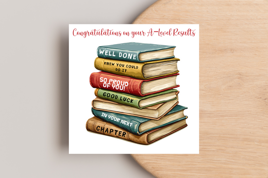 Personalised Congratulations Well Done on your A Level results