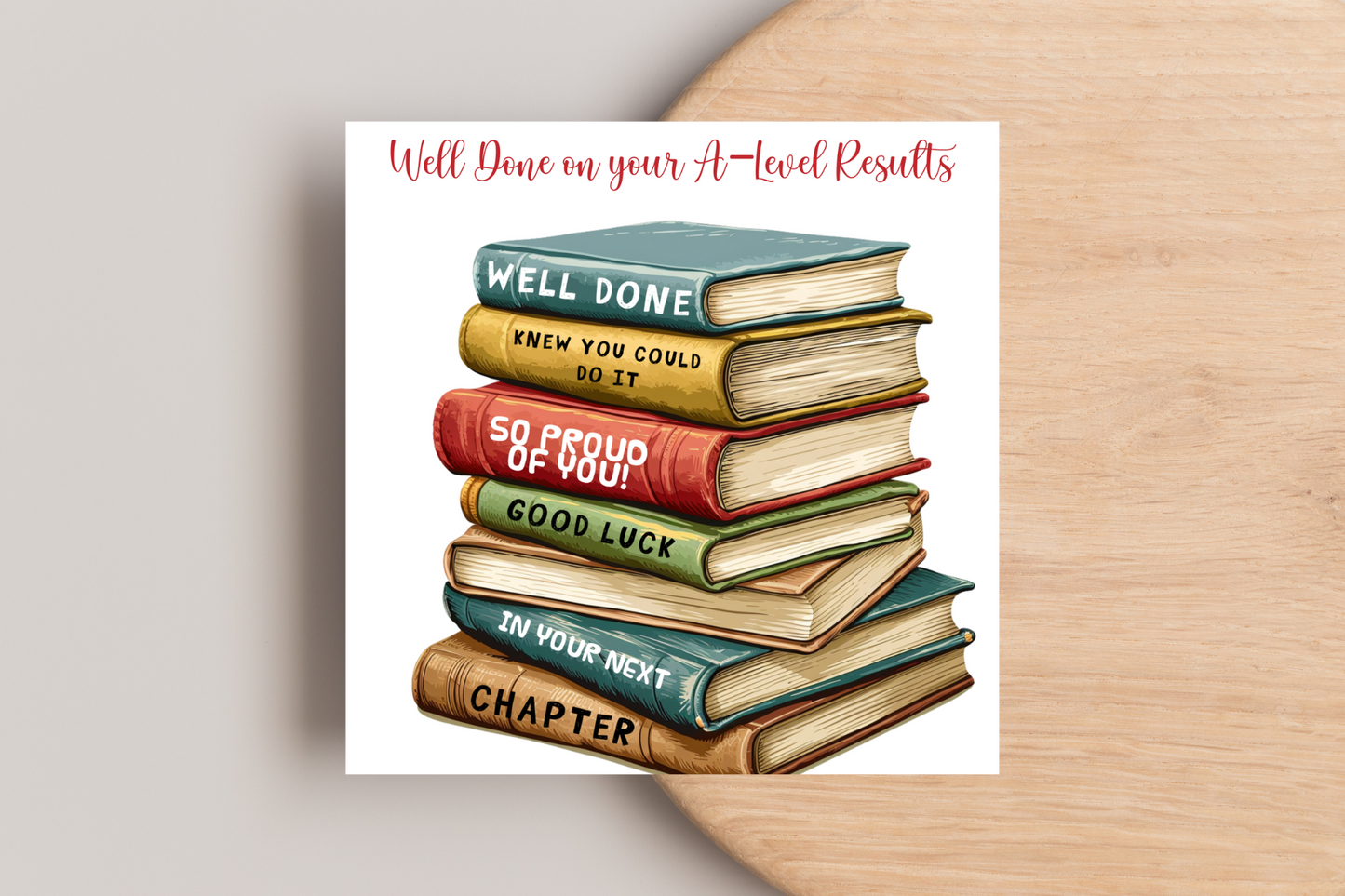 Personalised Congratulations Well Done on your A Level results