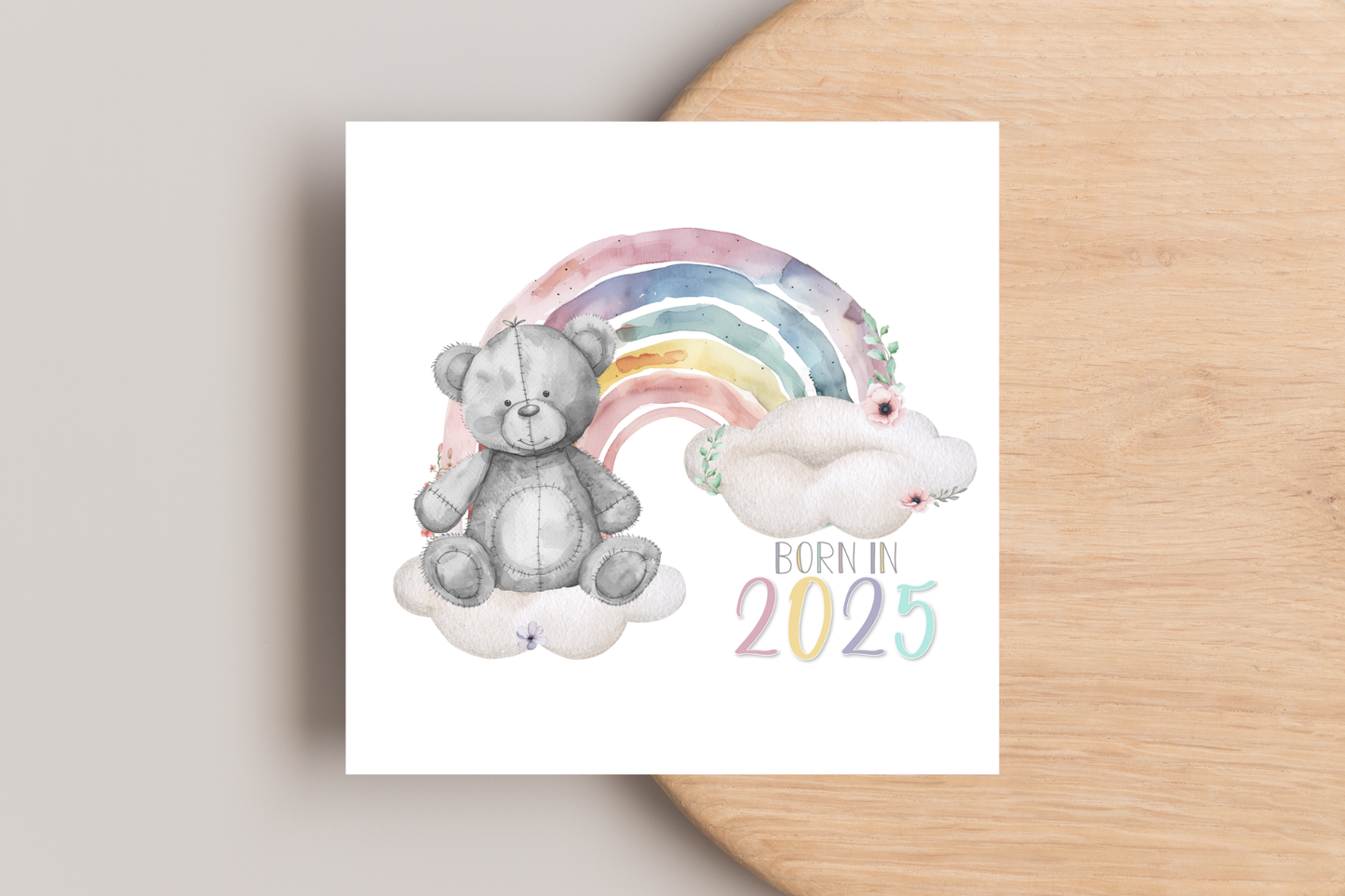 Born In 2025 New Baby Card