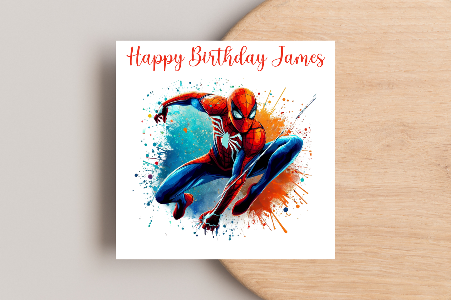Super hero Avengers Personalised Birthday Card
