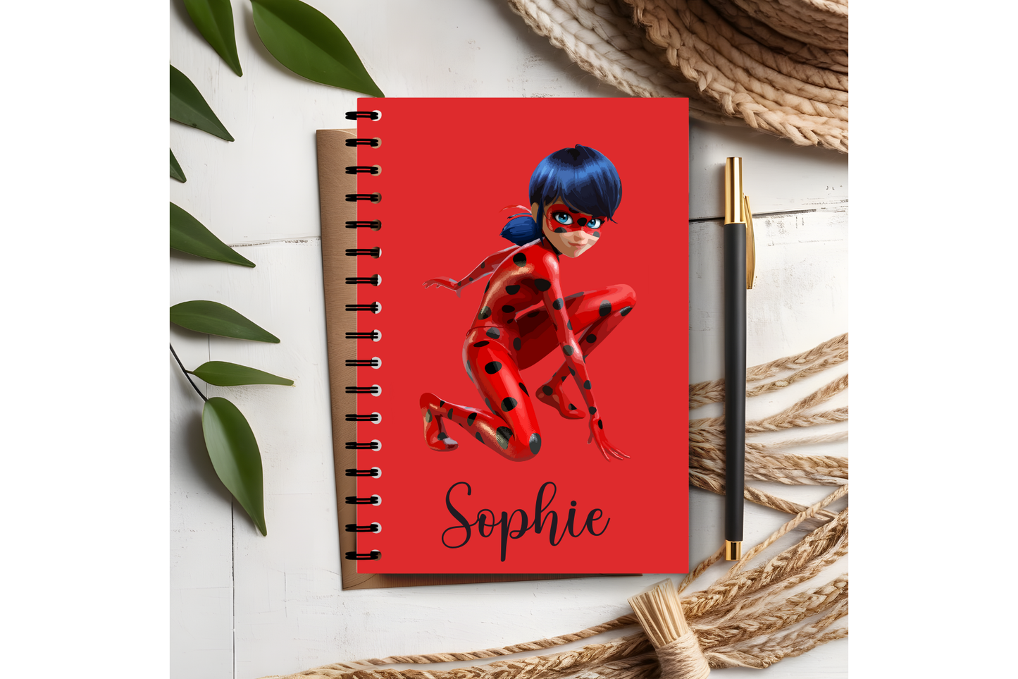 Personalised Miraculous Ladybug Notebook