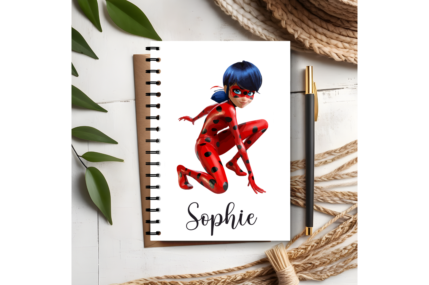 Personalised Miraculous Ladybug Notebook