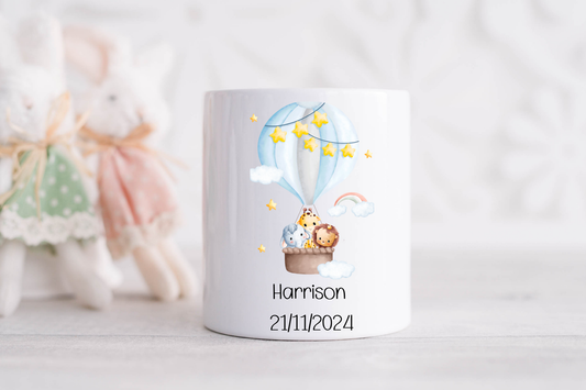 Personalised Hot-air Balloon Money Box