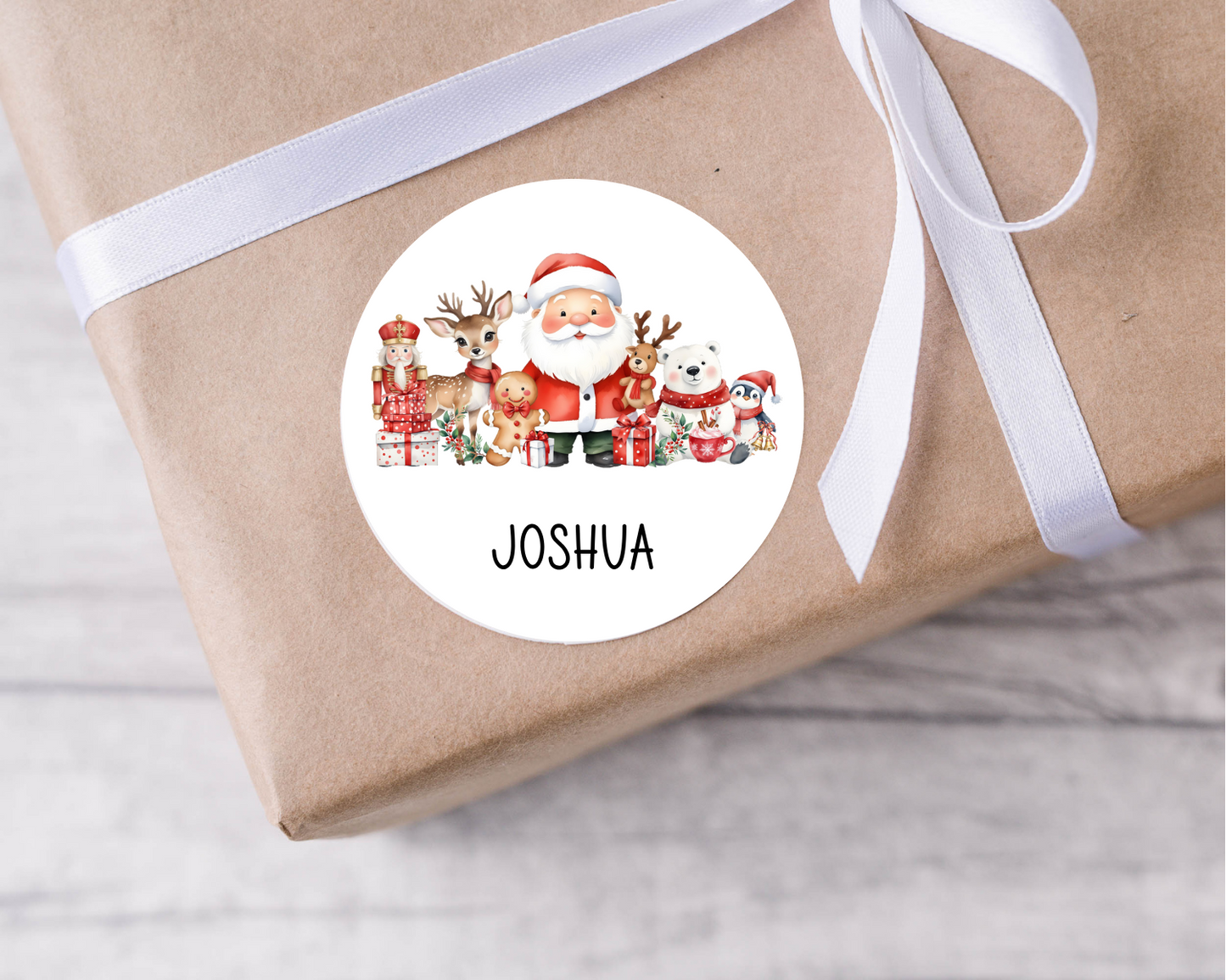 Personalised Santa Christmas Present Labels