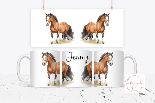 Personalised Horse Mug