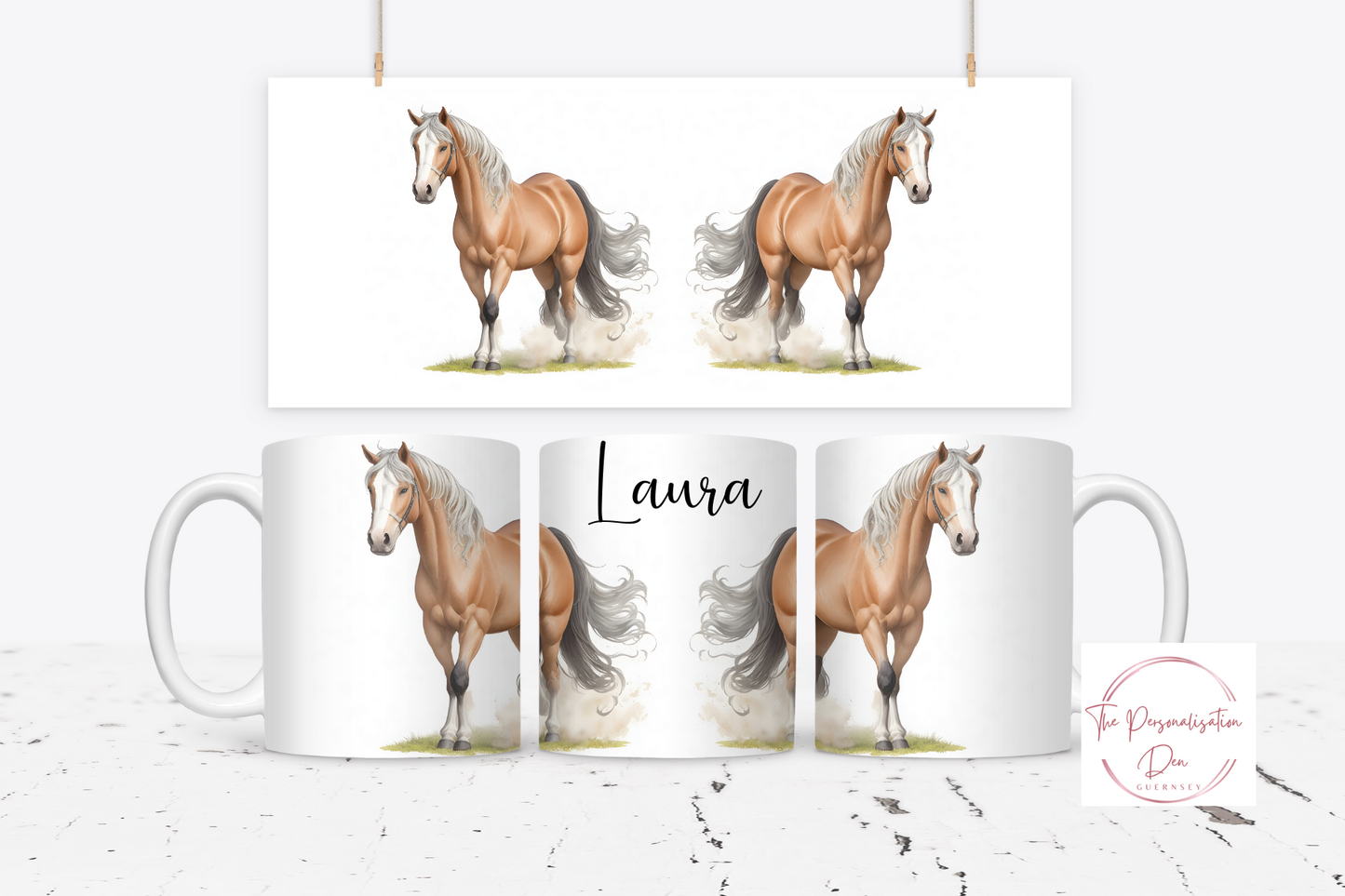 Personalised Horse Mug