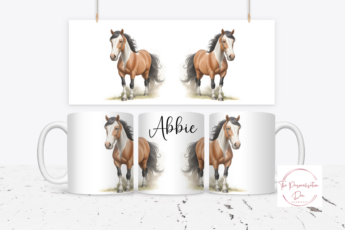 Personalised Horse Mug