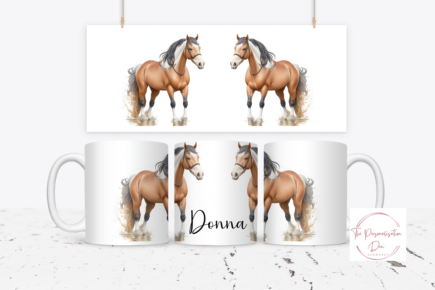 Personalised Horse Mug