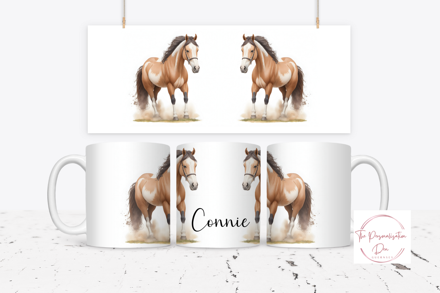 Personalised Horse Mug