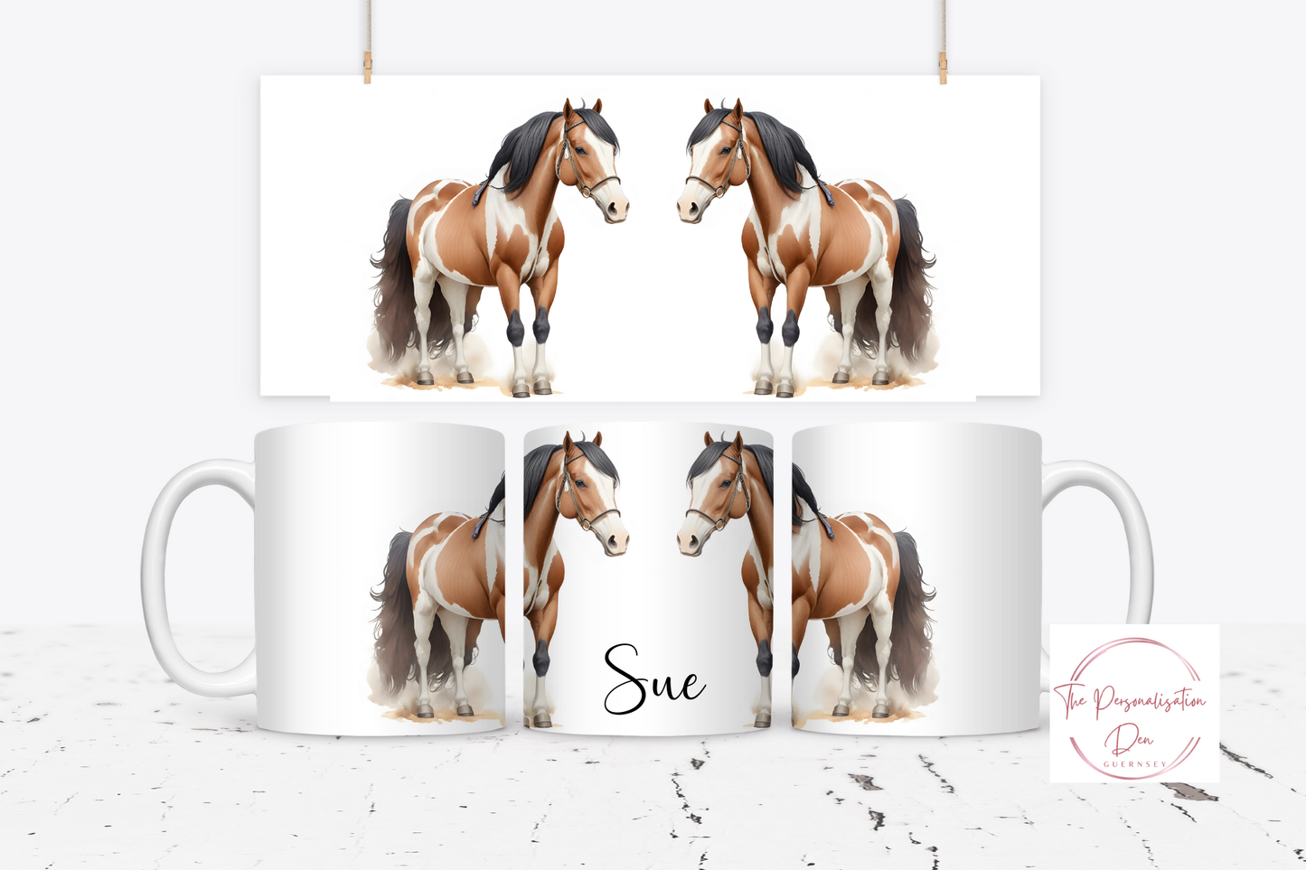 Personalised Horse Mug