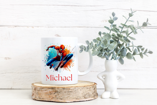 Personalised Avengers Mug Spiderman Hulk