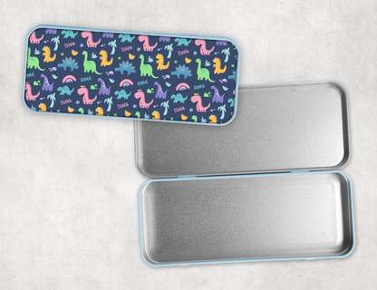 Personalised Dinosaur Pencil Tin