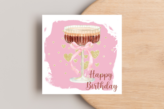 Expresso Martini Birthday Card