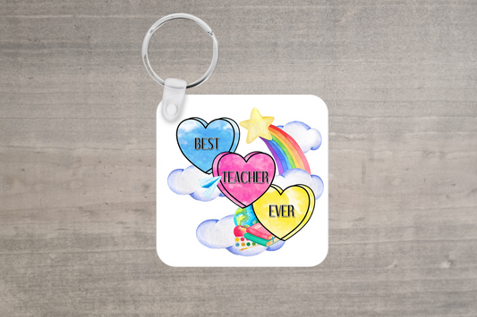 Best Teacher Ever Keyring