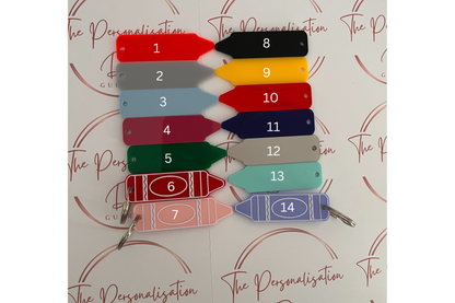 Teacher Pencil Keyring Gift