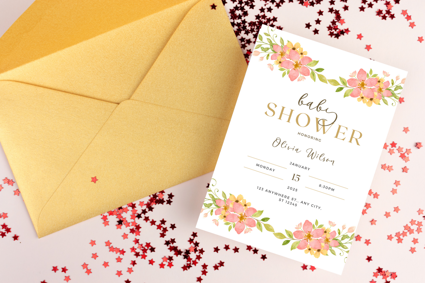 Editable Baby Shower Invitation