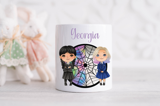 Personalised Wednesday Addams Money Box