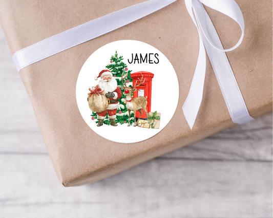 Personalised Santa Christmas Present Labels