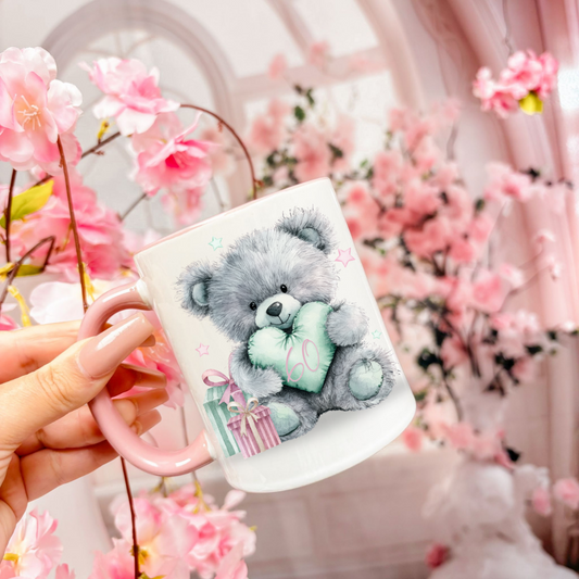 60th Birthday Grey Bear Mug
