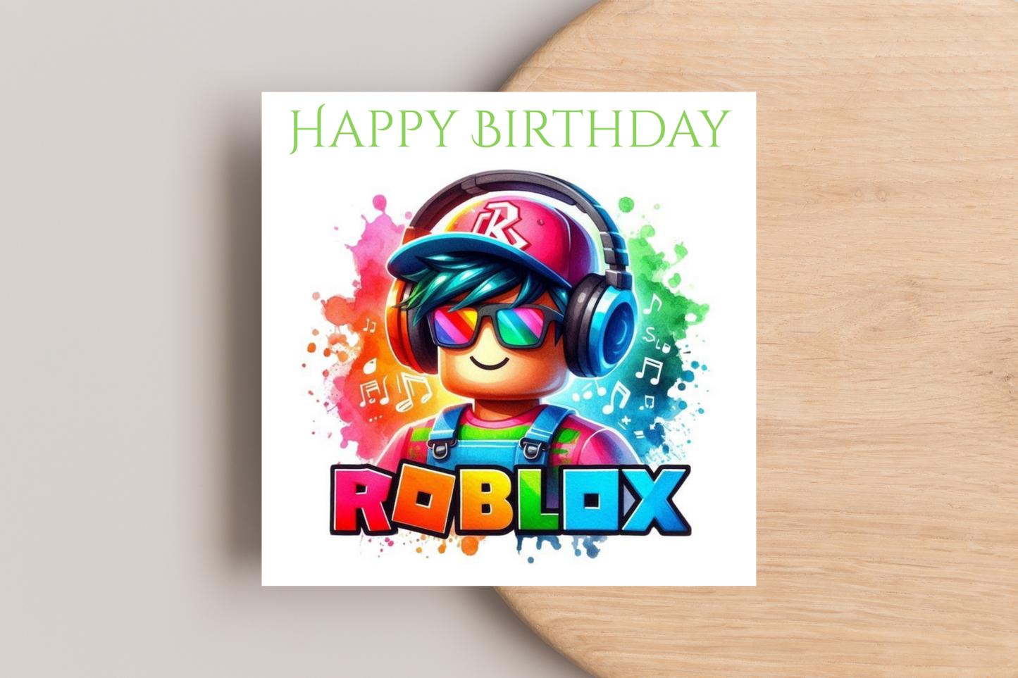 Roblox Birthday card