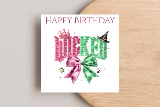Wicked Birthday Card