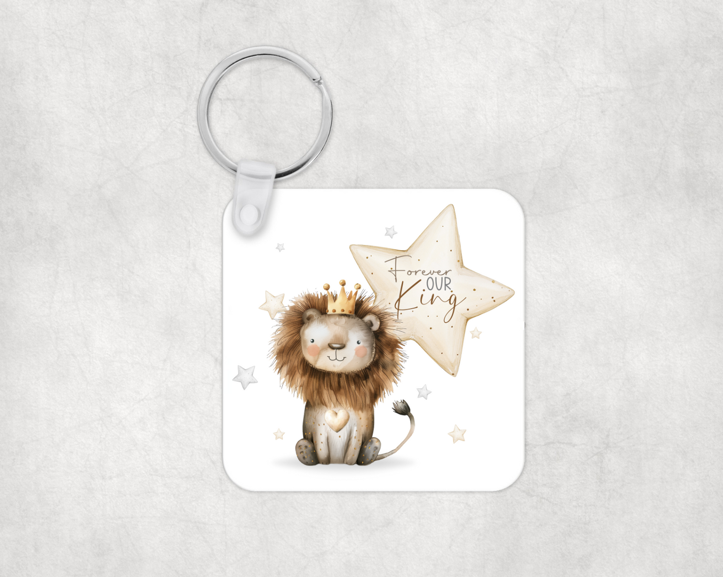 Forever Our King Keyring
