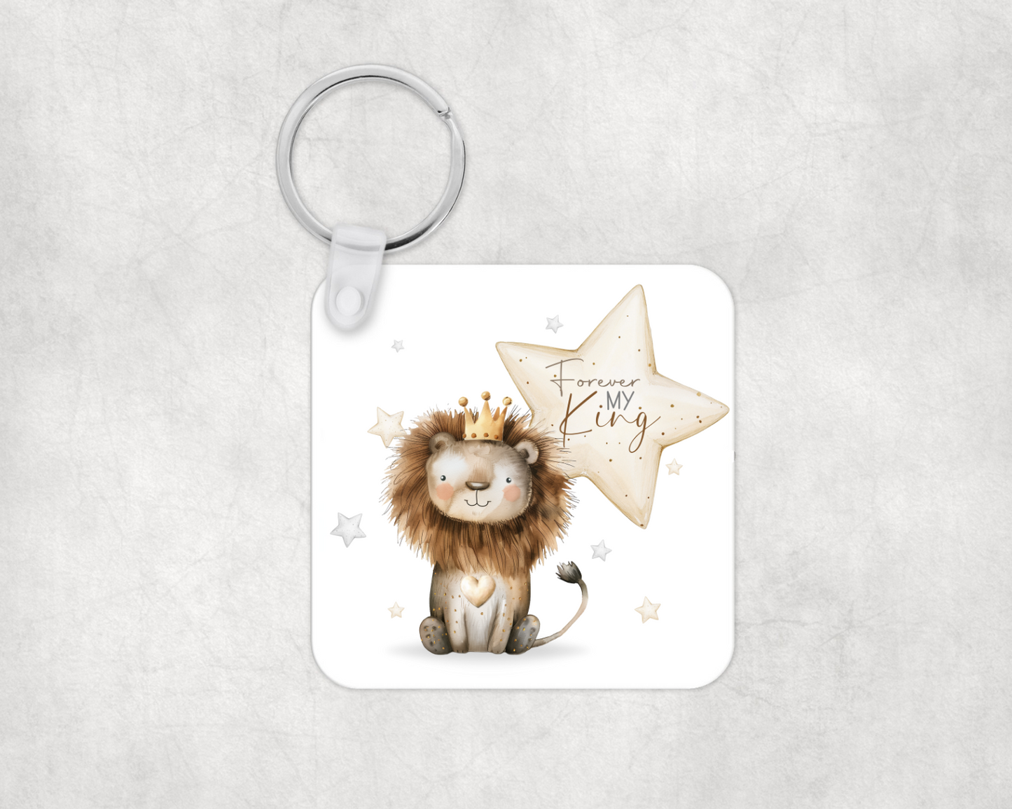 Forever Our King Keyring