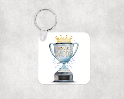 Number 1 Dad Keyring