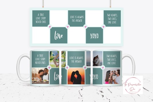 A True Love Story Never Ends Photo Mug