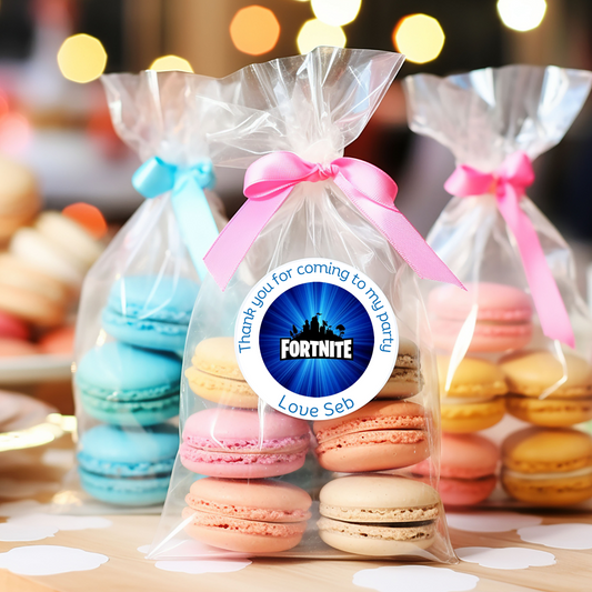 24 X Fortnite Thank You For Coming To My Party Stickers