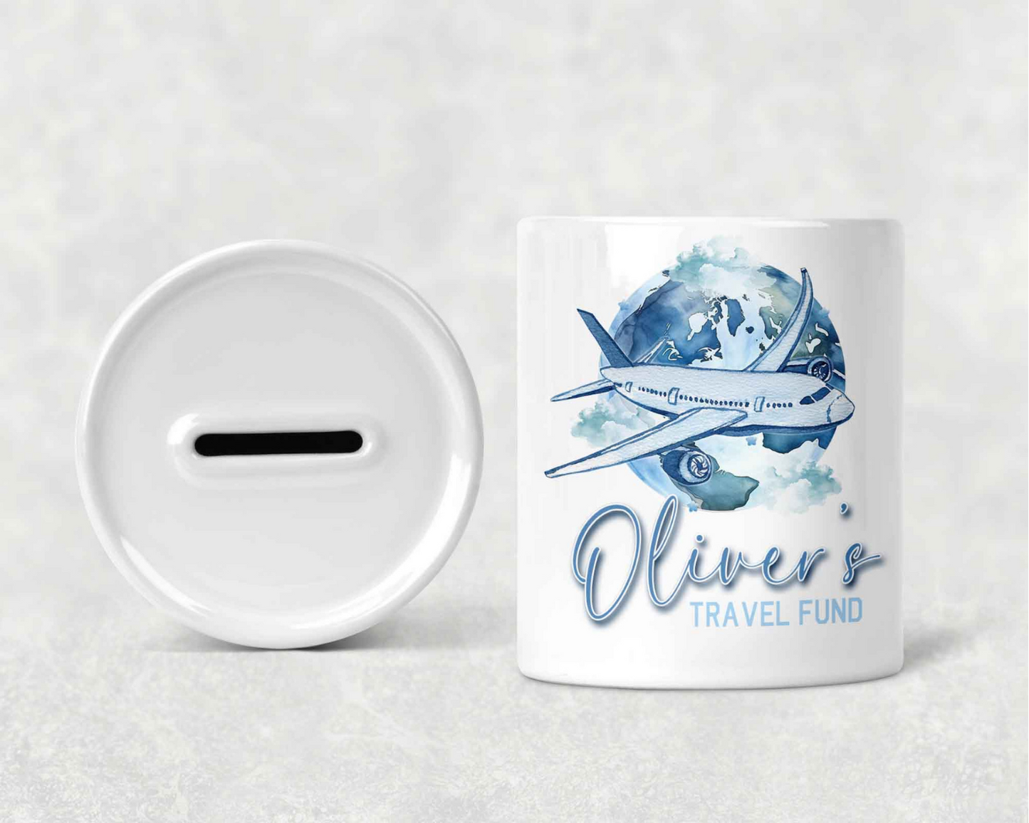 Personalised Travel Fund Money Box