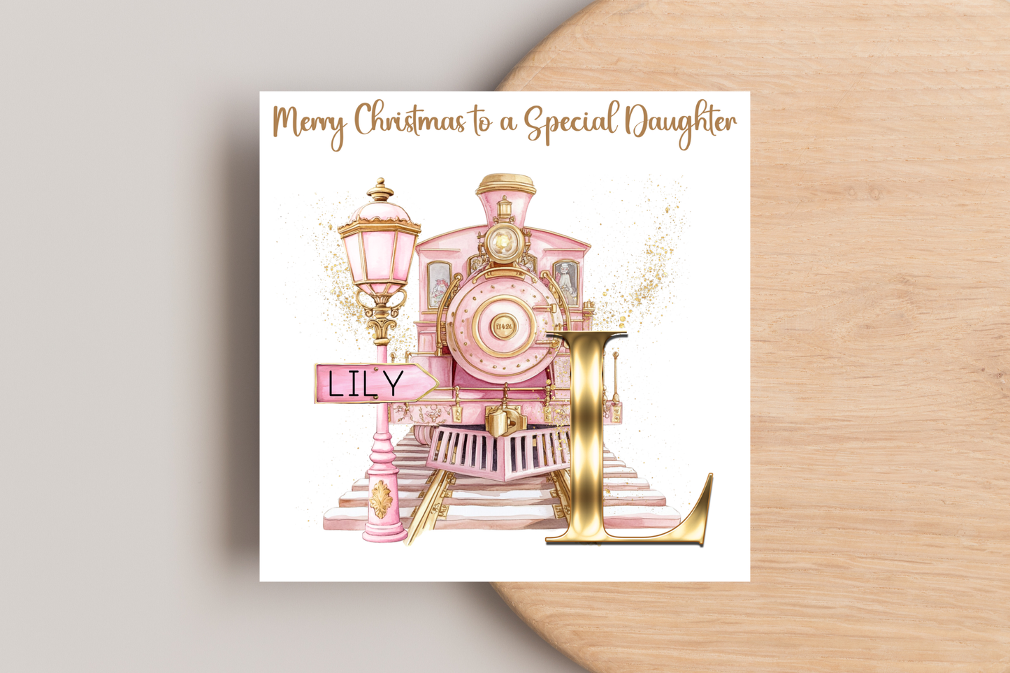 Personalised Christmas Express Christmas Card